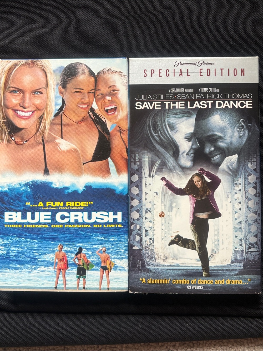 Blue Crush & Save the Last Dance Movie VHS Bundle
